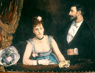 Una caja en el Teatro de los Italianos, 1874